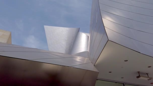 Walt Disney Concert Hall in Los Angeles Downtown - LOS ANGELES, USA - April 1, 2019 — Αρχείο Βίντεο