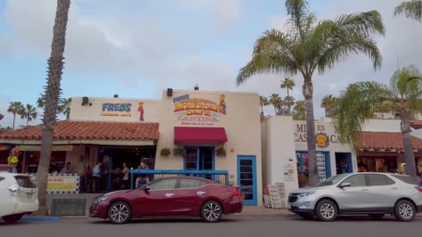 Quartiere messicano a San Diego Old Town - SAN DIEGO, USA - 1 APRILE 2019 — Video Stock