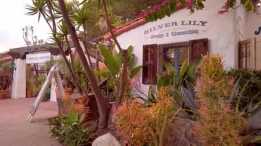Old Town San Diego Eyalet Parkı Gün batımında - SAN DIEGO, ABD - 1 Nisan 2019