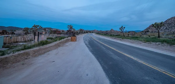 Pustynia Nevada Godzinach Wieczornych Fotografia Podróży — Zdjęcie stockowe
