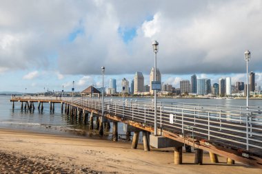 San Diego şehrindeki Coronado İskelesi - seyahat fotoğrafçılığı