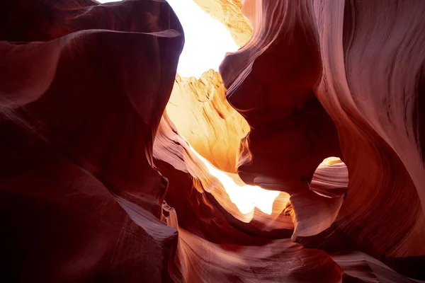 Antelope Canyon Increíbles Colores Las Rocas Arenisca Fotografía Viaje — Foto de Stock