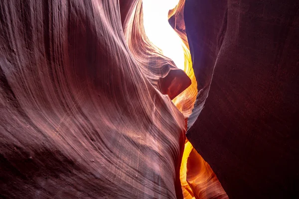 Antelope Canyon Amazing Colors Sandstone Rocks Travel Photography — Stock Photo, Image