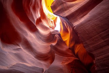 Antilop Kanyonu - kumtaşı kayalarının inanılmaz renkleri - seyahat fotoğrafçılığı