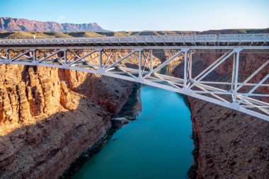 Arizona Colorado Nehri üzerinde Navajo Köprüsü - seyahat fotoğrafçılığı