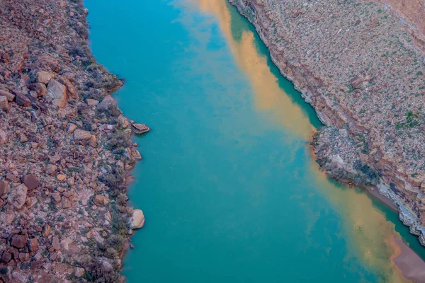 Colorado river runs through the canyon - travel photography
