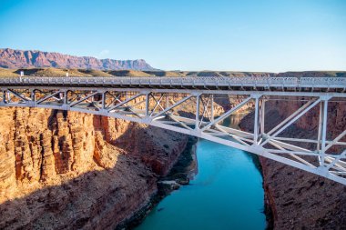 Arizona Colorado Nehri üzerinde Navajo Köprüsü - seyahat fotoğrafçılığı