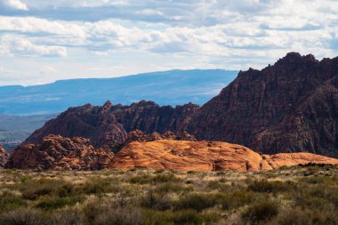 Utah 'taki Kar Kanyonu - güzel manzara - seyahat fotoğrafçılığı
