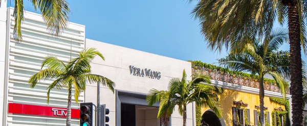 Vera Wang Myymälä Rodeo Drive Beverly Hillsissä Kalifornia Yhdistynyt States — kuvapankkivalokuva