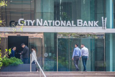 City National Bank in Los Angeles Downtown - California, Amerika Birleşik Devletleri - 18 Mart 2019