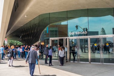 Los Angeles Downtown Geniş Sanat Müzesi - California, Amerika Birleşik Devletleri - 18 Mart 2019