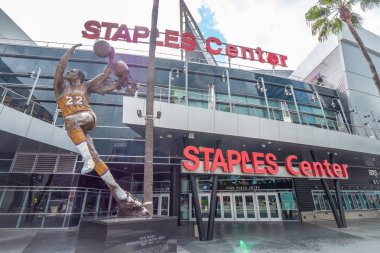 Staples Center at Downtown Los Angeles - California, Amerika Birleşik Devletleri - 18 Mart 2019