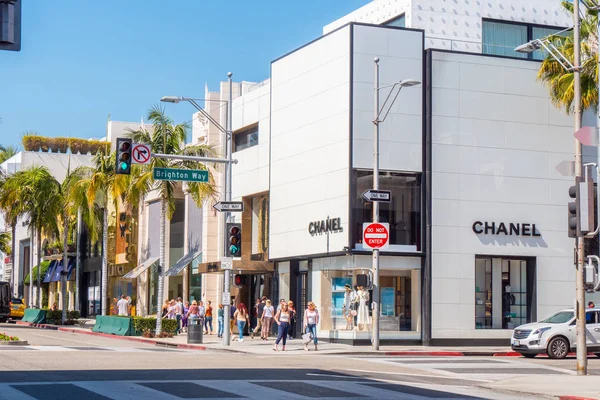 Tienda Chanel Rodeo Drive Beverly Hills California Estados Unidos Marzo —  Fotos de Stock