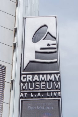 Los Angeles Downtown Grammy Müzesi - California, Amerika Birleşik Devletleri - 18 Mart 2019