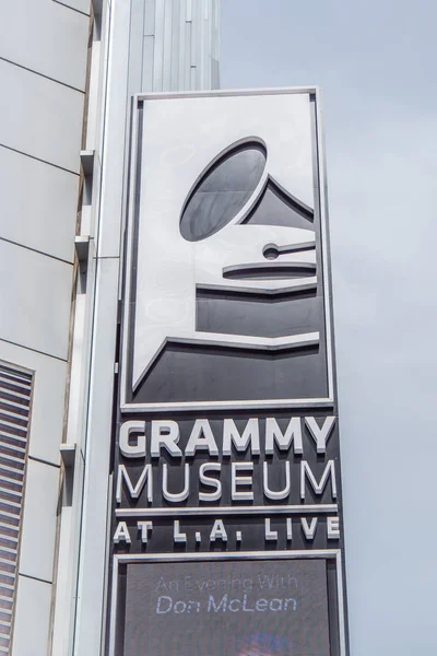 Grammy Museum Los Angeles Downtown California United States March 2019 — Stock Photo, Image