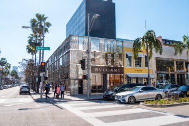 Beverly Hills Rodeo Drive Bulgari mağaza - California, Amerika Birleşik Devletleri - Mart 18, 2019