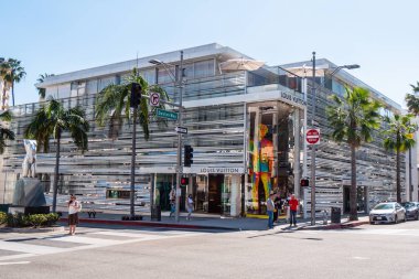 Beverly Hills Rodeo Drive Louis Vuitton mağaza - California, Amerika Birleşik Devletleri - Mart 18, 2019