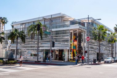 Beverly Hills Rodeo Drive Louis Vuitton mağaza - California, Amerika Birleşik Devletleri - Mart 18, 2019