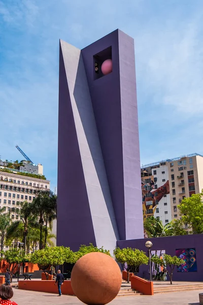 Pershing Square Park Los Angeles Downtown Californië Verenigde Staten Maart — Stockfoto