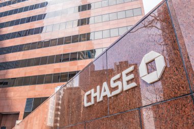 Chase Bank in Los Angeles Downtown - California, Amerika Birleşik Devletleri - 18 Mart 2019
