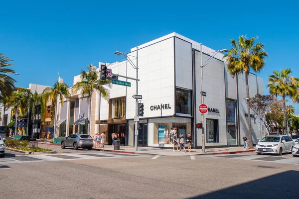 Chanel Store Rodeo Drive Beverly Hills Kalifornia Yhdistynyt States Maaliskuu — kuvapankkivalokuva