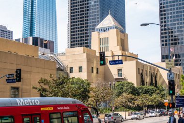 Downtown Los Angeles Central Library binası - California, Amerika Birleşik Devletleri - 18 Mart 2019