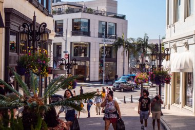 Via Rodeo Beverly Hills Rodeo Drive at - California, Amerika Birleşik Devletleri - 18 Mart 2019