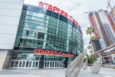 Staples Center at Downtown Los Angeles - California, Amerika Birleşik Devletleri - 18 Mart 2019