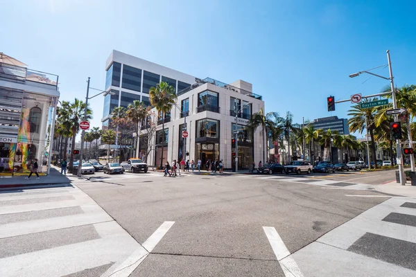 Street View Rodeo Drive Beverly Hills California United States March — Stock Photo, Image