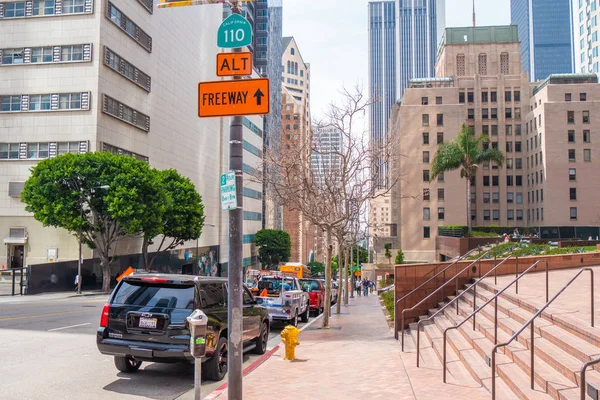 Los Angeles Downtown Street View California Estados Unidos Março 2019 — Fotografia de Stock