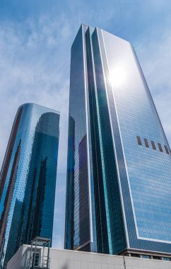 Los Angeles Downtown modern ofis kuleleri - California, Amerika Birleşik Devletleri - 18 Mart 2019