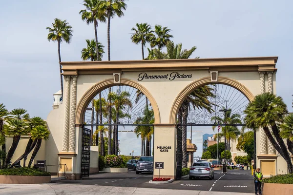 Melrose Gate Paramount Pictures Film Studios Los Angeles California United — Stock Photo, Image