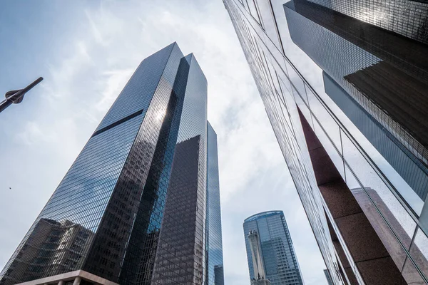 Moderní Kancelářské Věže Los Angeles Centru Kalifornie Spojené Státy Březen — Stock fotografie