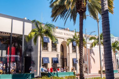 Beverly Hills Rodeo Drive Harry Winston mağaza - Kaliforniya, Amerika Birleşik Devletleri - Mart 18, 2019