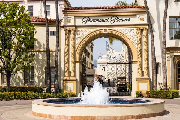 Překrásná Brána Paramount Pictures Film Studios Los Angeles Kalifornie Spojené — Stock fotografie