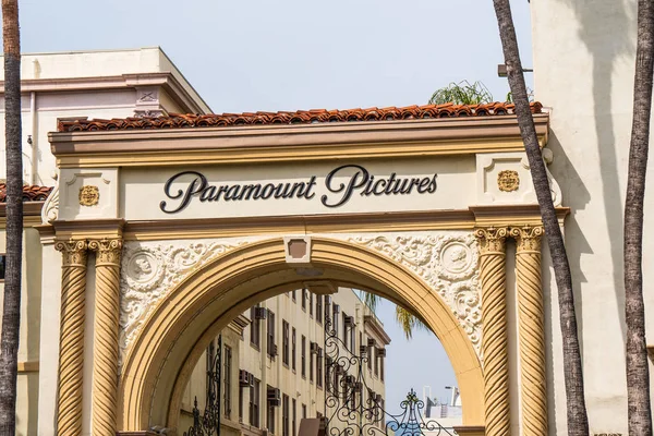 Berömda Paramount Pictures Film Studios Los Angeles Kalifornien Usa Mars — Stockfoto