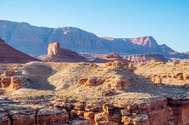 Arizona 'daki Glen Kanyonu - güzel manzara - seyahat fotoğrafçılığı