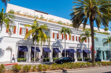 Rodeo Drive Beverly Hills'te Ralph Lauren mağazası - California, Amerika Birleşik Devletleri - 18 Mart 2019