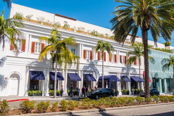 Ralph Lauren Myymälä Rodeo Drive Beverly Hillsissä Kalifornia Yhdistynyt States — kuvapankkivalokuva