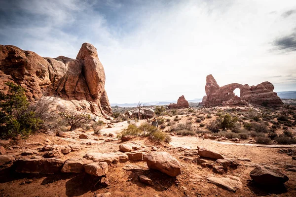 Fantastisk Natur Vid Arches Nationalpark Utah Fotografi — Stockfoto