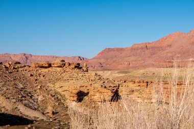 Arizona 'daki Glen Kanyonu - güzel manzara - seyahat fotoğrafçılığı