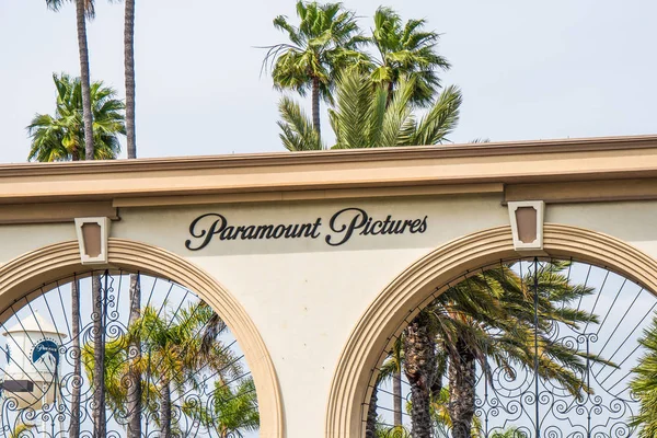 Melrose Gate Paramount Pictures Filmstudior Los Angeles California Usa Mars — Stockfoto