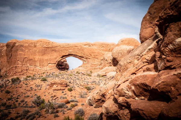 Arches Nationalpark Utah Berömda Landmärke Fotografi — Stockfoto