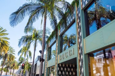 Beverly Hills Rodeo Drive Gucci mağaza - California, Amerika Birleşik Devletleri - Mart 18, 2019