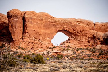 Utah 'taki Arches Ulusal Parkı - ünlü simge - seyahat fotoğrafçılığı