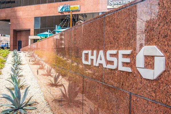 Chase Bank Los Angeles Downtown California Estados Unidos Março 2019 — Fotografia de Stock