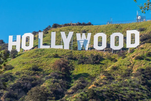 Panneau Hollywoodien Sur Les Collines Hollywood Californie États Unis Mars — Photo