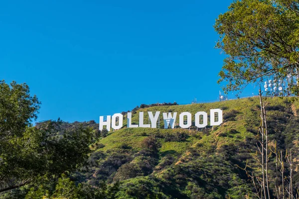 Sinal Hollywood Nas Colinas Hollywood California Estados Unidos Março 2019 — Fotografia de Stock