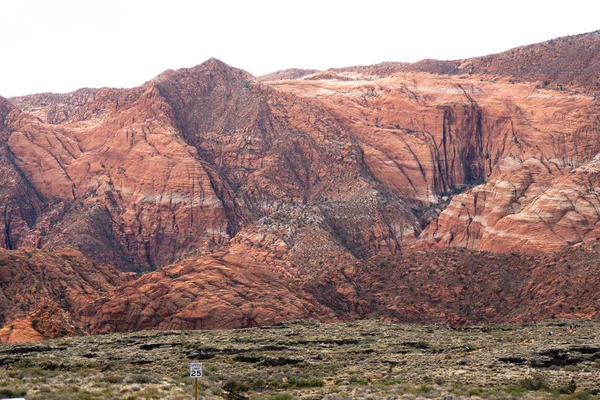 Snow Canyon Utah Schöne Landschaft Reisefotos — Stockfoto