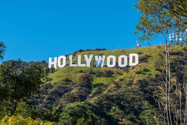 Hollywood Jel Hegyekben Hollywood Kalifornia Egyesült Államok Március 2019 — Stock Fotó